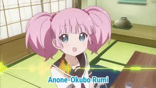 Anone  Okubo Rumi Yoshikawa Chinatsu Season 2 Eyecatch Music [upl. by Yuu]