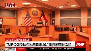 WATCH LIVE Trump codefendants Harrison Floyd Trevian Kutti in court [upl. by Matazzoni]