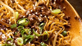 QUICK Asian Beef and Noodles [upl. by Kienan]