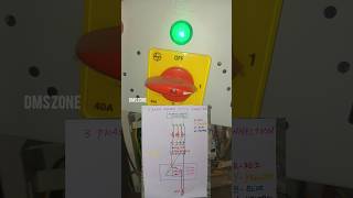 3 phase rotary switch connection with diagram explained in tamil  Rotary switch connection RYB [upl. by Nostaw209]