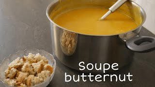 Soupe de butternut du potager et lentilles corail 🥣 Recette pas à pas  Fait maison [upl. by Enyleve]