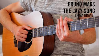 Bruno Mars – The Lazy Song EASY Guitar Tutorial With Chords  Lyrics [upl. by Malek17]