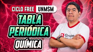 QUÍMICA  Tabla periódica CICLO FREE [upl. by Elmira]