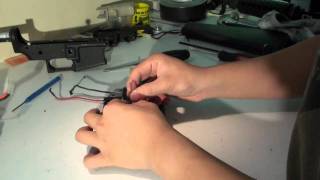 How To Disassemble an Airsoft AEG M4 HD [upl. by Witty]