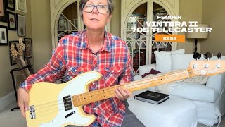 Fender Vintera II Telecaster Bass Review 52524 [upl. by Cristine]