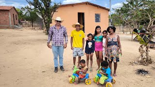 FIZEMOS UMA VISITA PARA DONA KINÔR E JULINHA PROGRAMA SERTÃO MAMOEIRO E REPÓRTER MATUTO NORDESTINO [upl. by Tnirb]