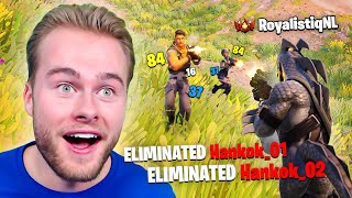 BIZARRE 1V2 IN CHAMPION RANKED 😱  Fortnite Battle Royale Nederlands [upl. by Lomasi]