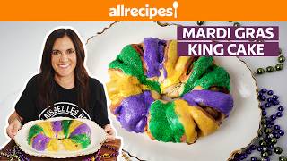 How to Make Mardi Gras King Cake  Get Cookin  Allrecipes [upl. by Daisy]