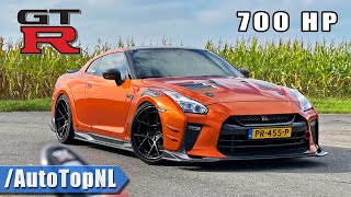 700HP NISSAN GTR R35  REVIEW on AUTOBAHN NO SPEED LIMIT by AutoTopNL [upl. by Vernon447]