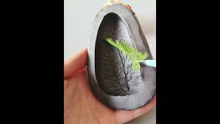 Plant Rubbing Stone Night Light DIY Tutorial 🌿💡 [upl. by Enrev56]