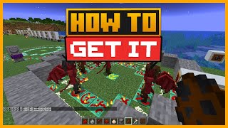 🟨 HOW to SUMMON a DEMON in the BEWITCHMENT MOD in MINECRAFT [upl. by Fancy690]