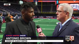 LIVE Antonio Brown Interview [upl. by Ailesor]