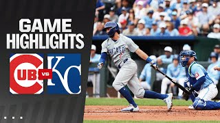 Cubs vs Royals Game Highlights 72824  MLB Highlights [upl. by Olen]