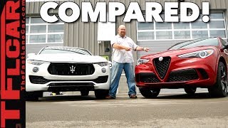 Spaghetti or Ravioli Maserati Levante vs Alfa Romeo Stelvio Compared [upl. by Noelopan]