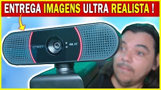 WEBCAM EMEET C960 4K  UNBOXING E TESTE [upl. by Inalak761]