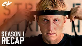 Cobra Kai Season 1 Recap Ralph Macchio William Zabka [upl. by Thekla]