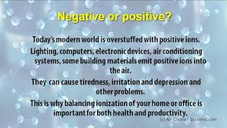 Negative Ions  How Do Neg Ions Influence Our Health [upl. by Zetes]