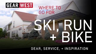 Gear West Nordic Ski Run and Bike Store Tour [upl. by Ahsimek]