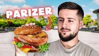 BURGER CU PARIZER IN DOROBANTI  BUCURESTI mai scump ca Black Angus [upl. by Mall]