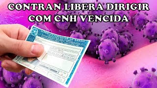 CONTRAN LIBERA DIRIGIR COM CNH VENCIDA E 18 MESES PARA TIRAR A 1ª HABILITAÇÃO [upl. by Maupin]