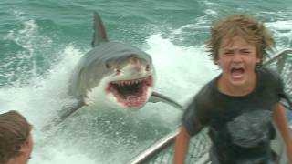 Terror Strikes as Great White Shark Jumps Aboard Boat And Targets Young Boy [upl. by Griffy830]