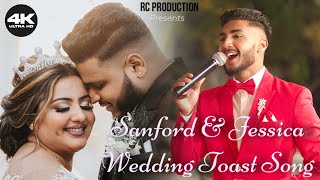 New Konkani Wedding Toast Song 2024  Sanford amp Jessica  By Ramson Cardoso [upl. by Kcirddet]