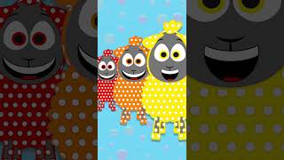 Big Bigger Biggest Song  POLKADOT SHEEP BabyBigMouth shorts kidssong dance toddler learn [upl. by Aleron838]