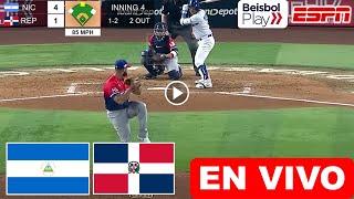 Nicaragua vs República Dominicana EN VIVO donde ver a que hora juega Serie del Caribe 2024 hoy [upl. by Asaert]