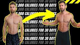 I ate 3000 CALORIES A DAY for 30 DAYS  SHOCKING RESULTS [upl. by Neehcas]