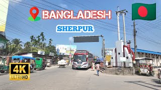 Bangladeshi 4K Walking Tour Mymensingh City 2024  Thana Mor Sherpur 4k Walking Tour 2024 [upl. by Kalfas]