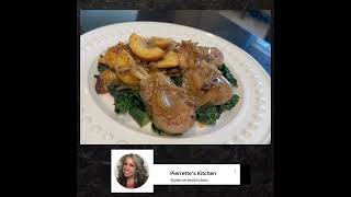 JUICY PORK TENDERLOIN MEDALLIONS WITH SAUTEED APPLES AND ONIONS Easy Weeknight Dinner Recipe [upl. by Nodnal]