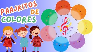 Pajaritos de Colores 🐤 ❤️ 🚀  Canciones para bebés  🎶 Rimas infantiles y canciones infantiles 🎨 🇪🇸 [upl. by Hazrit]