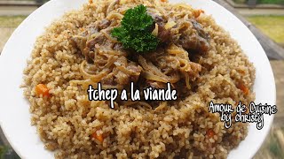 riz gras a la viande tchep facile a réaliser tchep [upl. by Oicnedif]