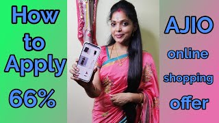 How to apply 66 AJIO online shopping offer [upl. by Fairbanks]