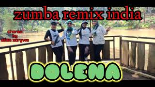 DOLENA zumba remix india choreo by allea [upl. by Nahtanhoj818]