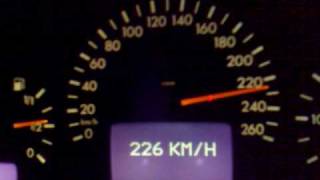 clk 200 kompressor 230kmh [upl. by Averir]