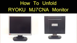 How to unfold Ryoku MJ7CNA monitor Standmonitor ryoku folding [upl. by Atarman]