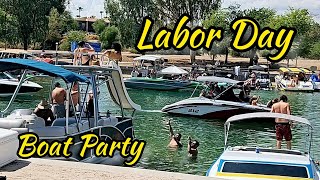 Labor Day Weekend Lake Havasu Boat Party 2023 laborday boats lakehavasu laborday2023 boat [upl. by Sirovaj]