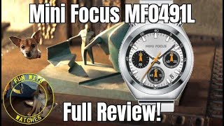 Mini Focus MF0491L Bullhead Chronograph Watch Review [upl. by Salema158]