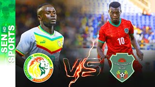 Sénégal🇸🇳 vs Malawi🇲🇼 en direct live commenté stade Abdoulaye Wade [upl. by Heidt]