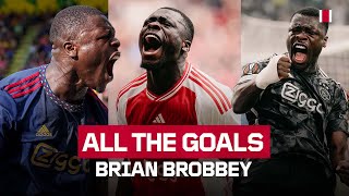 ALL THE 50 AJAX GOALS FROM BRIAN BROBBEY SO FAR 🫡 [upl. by Nylatsyrc]