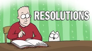 New Year Resolutions  Simons Cat  GUIDE TO [upl. by Aettam]