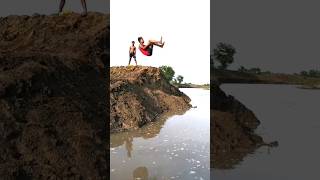 Double Backflip complete 😭😭  backflip reaction stunt publicreaction hardwork struggle shorts [upl. by Emiatej]