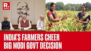 Union Cabinet Approves MSP For 14 Crops Modi Govt Going All Out To Uplift Farmers Lives  Details [upl. by Nochur]