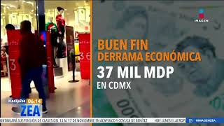 Buen Fin 2023 Prevén derrama económica por 37 mil 326 mdp en la CDMX  Noticias con Francisco Zea [upl. by Airad]