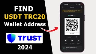 Find and Copy USDT TRC20 Wallet Address on Trust Wallet 2024 [upl. by Anitram104]