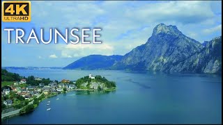 Traunsee Traunstein Gmunden Austria 4k UHD [upl. by Sudnac499]