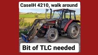 CaseIH 4210 walk around bit of TLC project [upl. by Eikram858]