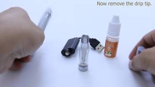 eGoT CE5 Complete Starter Kit 1100mAh Electronic Cigarette with USB Charger Set UP [upl. by Smiley]