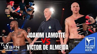 JOAKIM LAMOTTE vs VICTOR DE ALMEIDA SJUK FIGHT Se Hela Matchen  Bulldog Fight Night 9 [upl. by Ketchan]